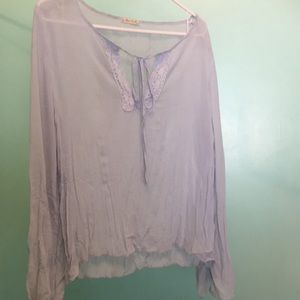 Vintage flowy top
